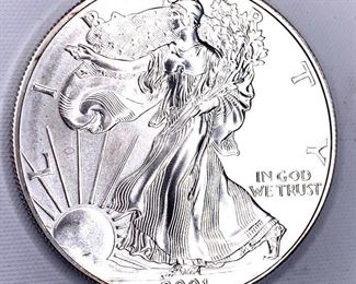 2001 1 oz. Silver American Eagle Uncirculated
