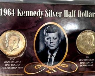 1964 and 1964-D Kennedy 50c
