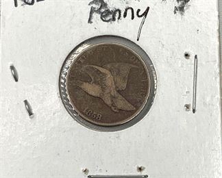 1858 Flying Eagle Penny
