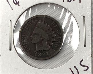 1891 Indian Head Penny
