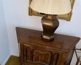 Small dresser $125
Brass lamp $100