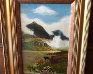 Oil on Canvas #1 - 8" x 12" - signed Leslie | $200