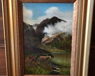 Oil on Canvas #2 - 8" x 12" - signed Leslie | $200
