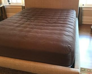 Queen Upholstered Bed - Room&Board - steel slats, mattress not included | $550