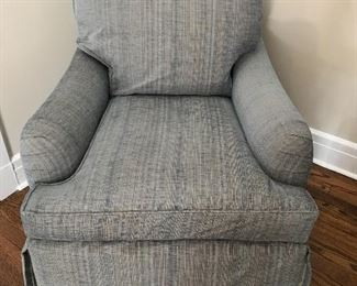 Baker Swivel Arm Chair #2 - 28" W x 35" D x 32" H | $275