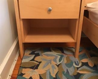 Room&Board Blond Wood Side Table - 21" W x 17" D x 22.5" H | $125