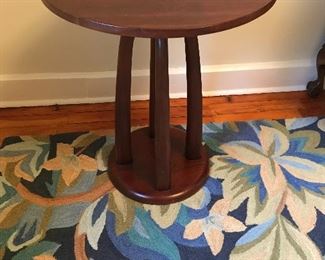 Mahogany Side Table - 20" round x 24" H | $85