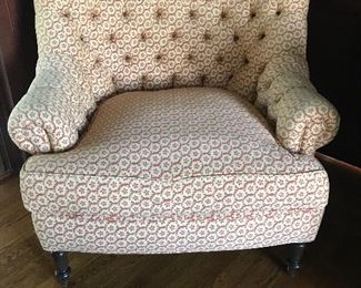 Cisco Brothers Epoch Collection Oversized Chair - 40" W x 41" H x 41" D - some fading to arms. | Retail: $2,000 | Price: $275