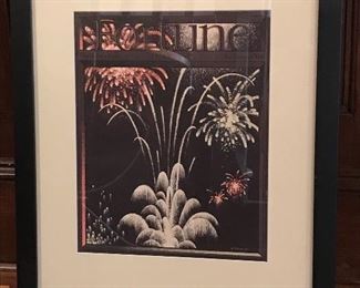 Framed Fortune Magazine cover July 1939 - 18” W x 22” H | $195