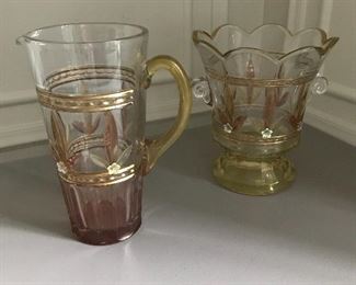 Monica Willard pitcher and ice bucket. Unused | $95 / lot