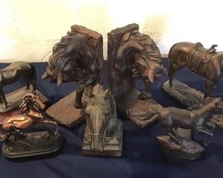 123Equine Bookends Figures