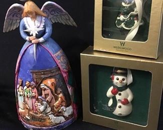 164Jim Shore Angel Wedgwood Ornaments