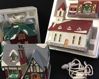 173Dept 56 Snow Village Church School