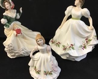 183Royal Doulton Holiday Themed Figurines