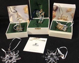 194Swarovski Christmas Ornaments
