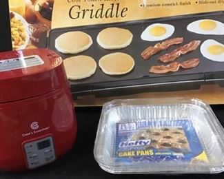 198New Electric Griddle, Rice Cooker