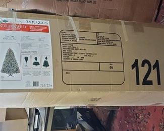202New 7.5 feet PreLit Jasper Christmas Tree