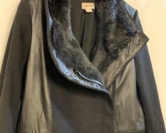 Coat by Helmut Lang- Size 8. Very sharp looking coat! Very fun design. 
