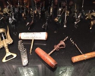 Selection of collectible corkscrews