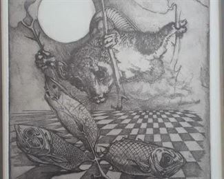 Signed and numbered print Siegfried Reinhardt