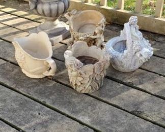 Ceramic and Resin Planters