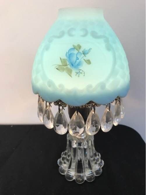Fenton Glass Mini Lamp