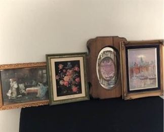 Four Pieces of Wall Art