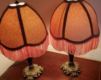 Vintage Candlestick Lamps