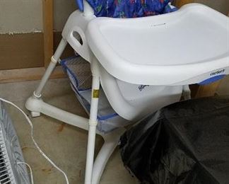 fans, high chairs, strollers, etc.