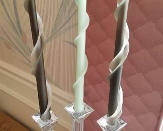 crystal candle labra