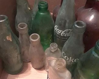 Vintage Bottles and Coke Bottles, Coca-Cola