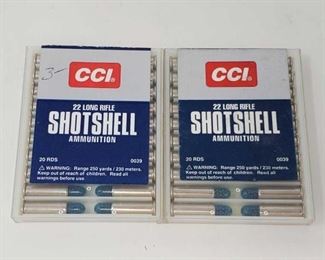 899	

40 Rounds of CCI .22LR Shot Shell
40 Rounds of CCI .22LR Shot Shell