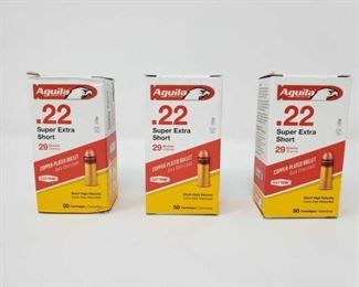 901	

150 Rounds Of Aguila .22 Super Extra Short
150 Rounds Of Aguila .22 Super Extra Short