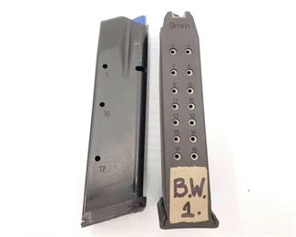 852	

Two 17 Round 9mm Magazines
LEO or Out of State Only!
Two 17 Round 9mm Magazines