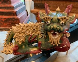 Close up of Fu Dragon.