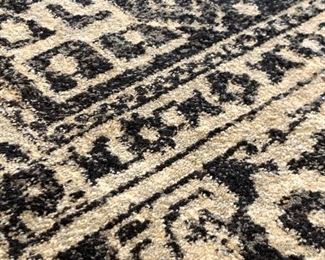$250 Safavieh Evoke Charcoal and Silver 10’x14’ Rug with rug pad 