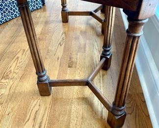 Detail on legs of Clover tables