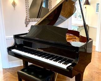 SOLD!!!! $4000. Show Stopper, Stunning Baldwing Classic Baby Grand Piano brings the richest of sound! This masterful piece is considered one of the Premiere American built pianos! Features soft, sustain and full S.P., full length keys and a solid spruce sound board 6’3”