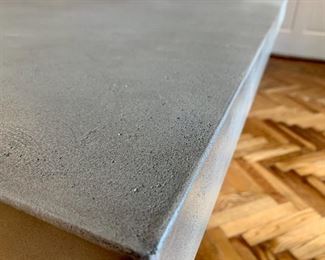 Up Close of RH Heston Concrete Table
