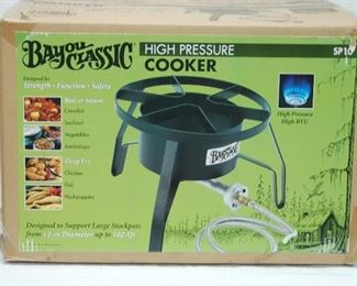 Bayou Classic high pressure cooker
