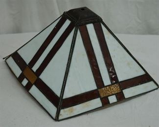 Stained glass lampshade
