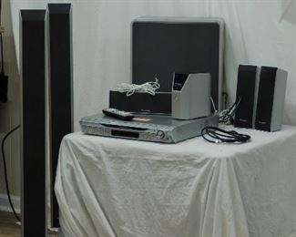 Panasonic stereo equipment and speakers
