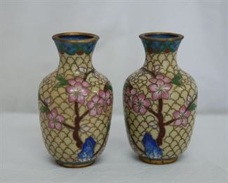 Cloisonné Small Vases
