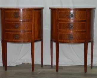 Wooden end tables x 2 
