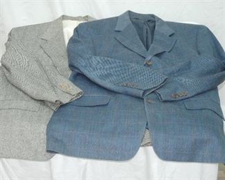 Wool Suit Coats x 2 
