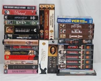 VHS tape collection
