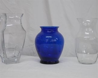 Glass vase collection
