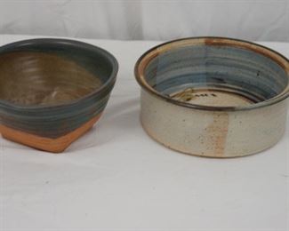 Handmade pottery bowls
