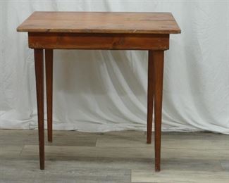 Small wooden table
