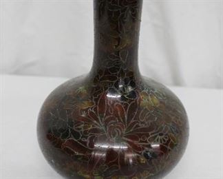 Brown Cloisonné Vase 1
